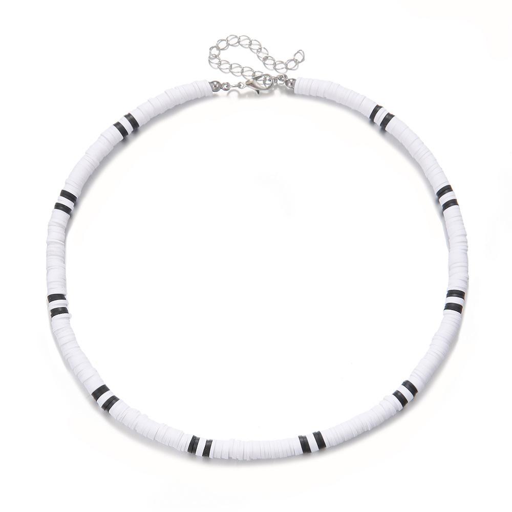 European and American Trendy Male Hip-hop American Retro Necklace Male Bohemian Turquoise Coconut Shell Wooden Bead Splicing Necklace
