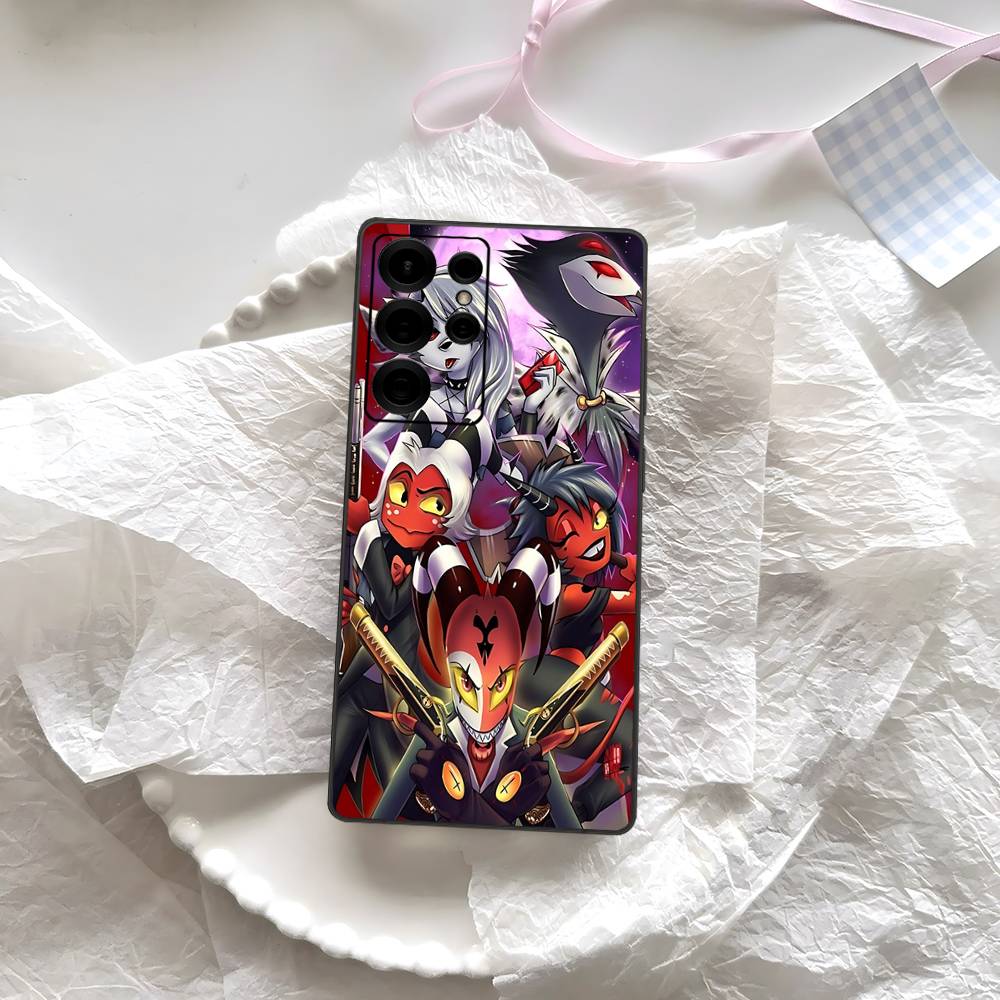 H-Helluva Boss Anime Phone Case For Samsung S 24 Fe 25 Ultra Plus 20 Lite 21 30 22 23 24 22 Ultra 5G Fundas