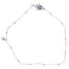 Blue Eye Anklet Evil Eye Comfortable Cute Lucky Moon Fatima Hand Tassel Foot Chain for Women Parties