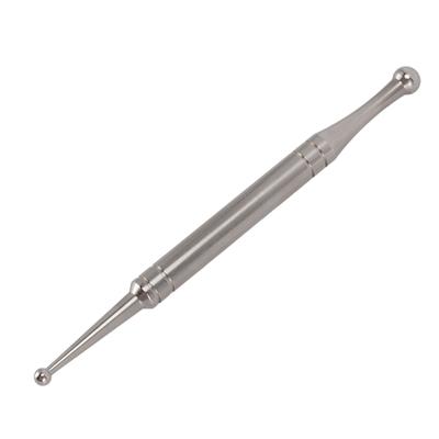 Foot Acupressure Massage Pen Stainless Steel Manual Reflexology Acupressure Pen for Face Hand Body
