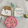 Cartoon Milk Biscuit Hand Towel - Thick, Absorbent, Coral Velvet Hanging Design