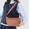 Nylon Große Kapazität Leichte Damen Umhängetasche Muttertasche Einfarbige Crossbody Tasche