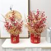 Simulation Hug Bucket Home Living Room TV Cabinet Decoration Fake Flower Simulation Rich Fruit Fortune Bucket