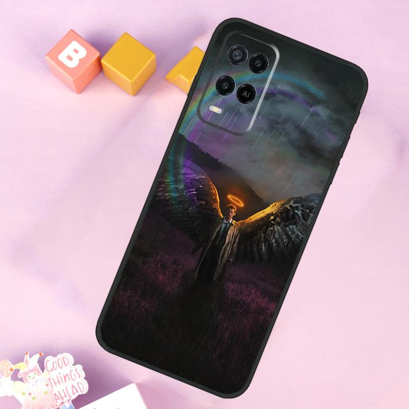 Engel Castiel Supernatural Hülle Für Oppo A54 A74 A94 A40 A60 A80 A18 A38 A58 A78 A98 A96 A76 A16 A15 A17 A57 A5 A6 Pro