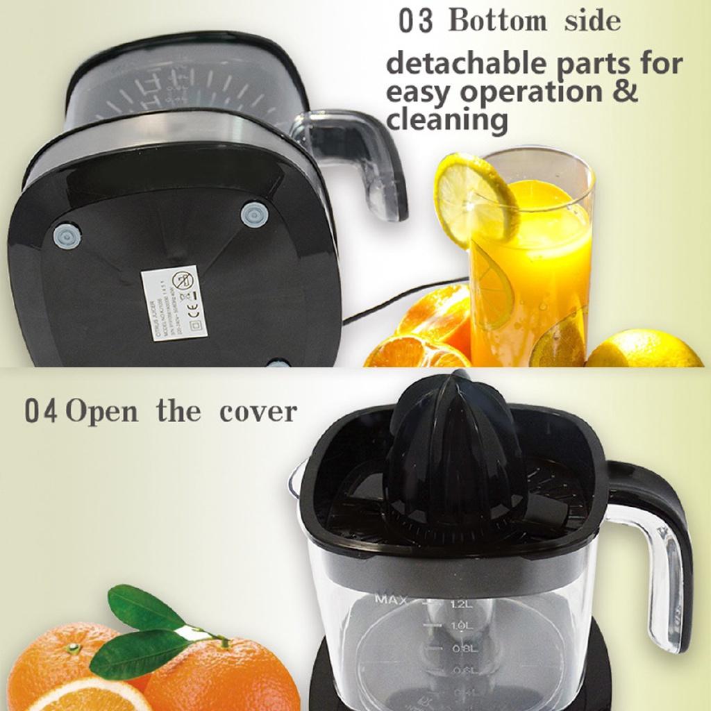 1.2L Electric Juicer Double heads 18000 rpm Capacity Orange Fruit Lemon Squeezer Extractor Portable Juice Machine 220V