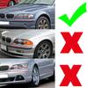 Car Front Lower Headlight Trim Moulding for BMW 3 Series E46 2001 2002 2003 2004 2005 Sedan Wagon Facelift Auto Exterior Parts