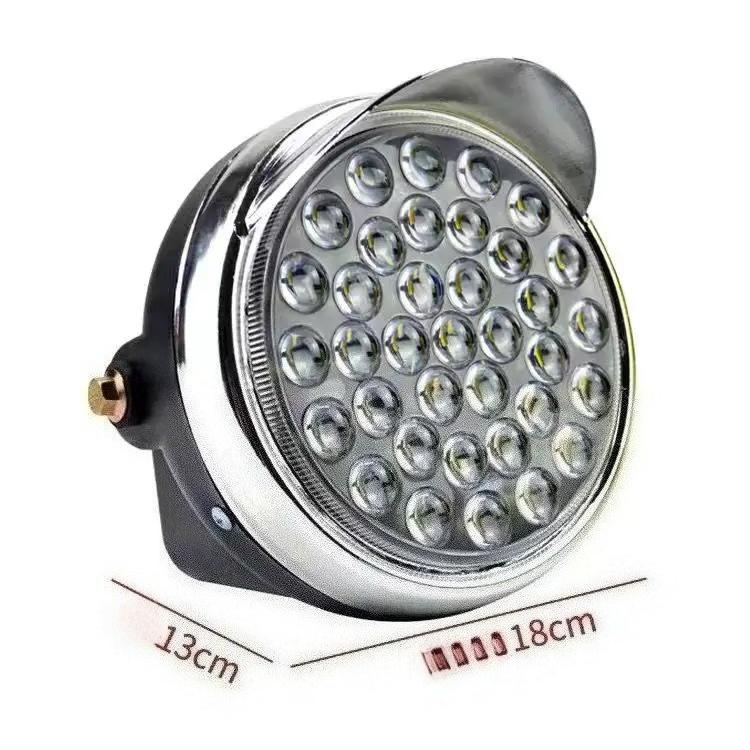 12-80V 21/37/66/114/132/181Beads Tricycle Motorcycle Headlight Waterproof Spot Light Beam Motorbike Fog Lamp LED Spotlight Light