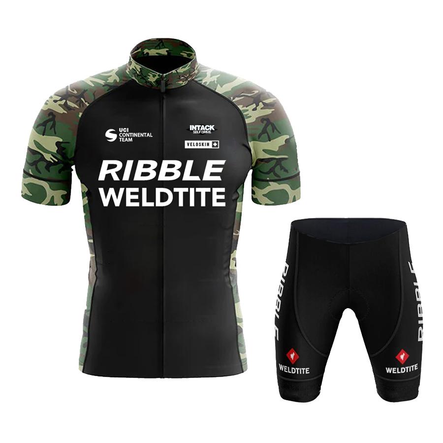 

RIBBLE Cycling Jersey Set 2026 Men Short Sleeve Cycling Clothing MTB Bike Uniform Ropa Maillot Ciclismo Summer Road Bicycle Wear S