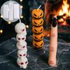 3D Halloween Candle Mold - Stackable Broken Finger, Pumpkin & Skull Design