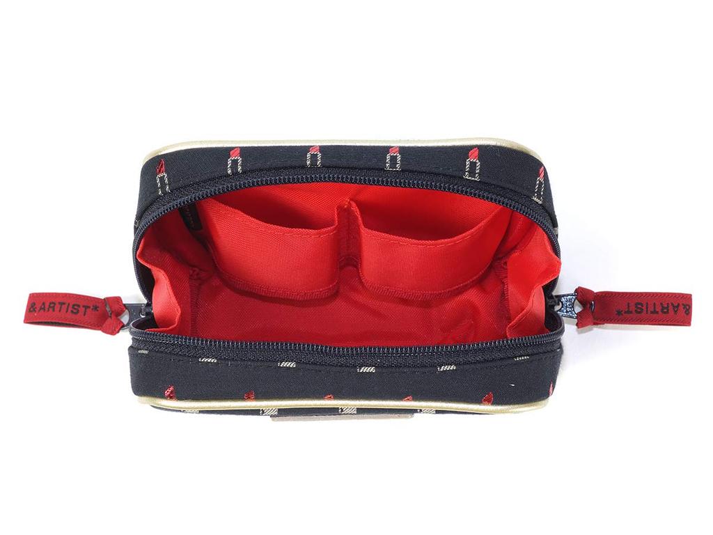 Artisan & Artist Micro Multi-Use Pouch <Valiant Rouge> XOP-LI646 Black