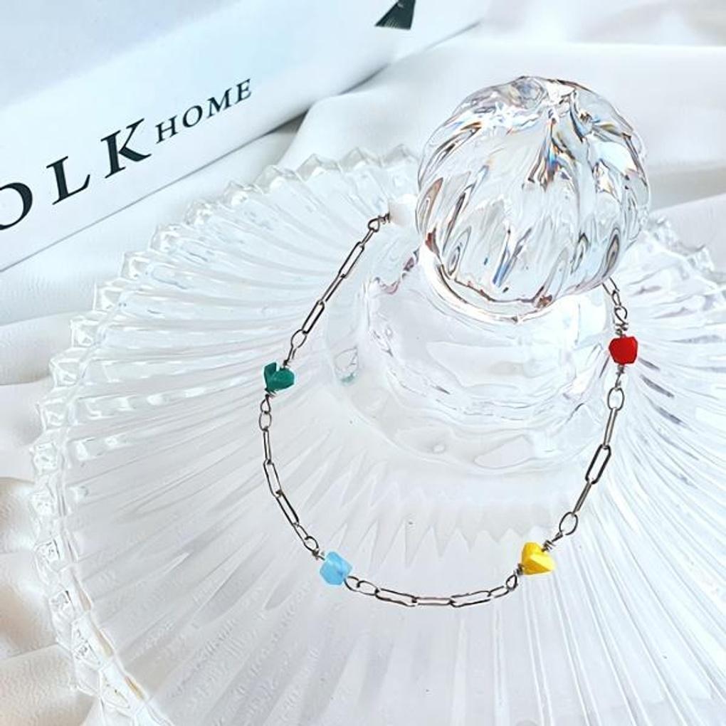 Women's Multi-Arc Chain Bracelet (Kitchen Multi-Acrylic)