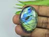 29X40X5MM Multi Fire Labradorite Oval Cabochon Loose Natural Gemstone 80Cts. SK-4018