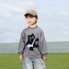 Primavera e autunno Nuovo maglione per bambini con gatto tridimensionale Maglieria carina