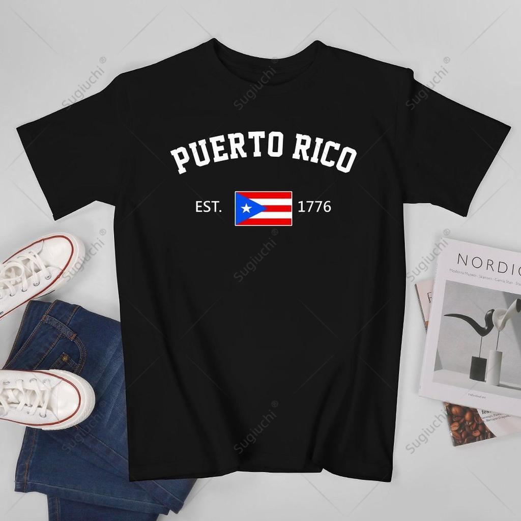 Unisex Puerto Rico Est 1776 Independence Day Tshirt Tees T Shirts WoUnisex Boys 100 Cotton TShirt
