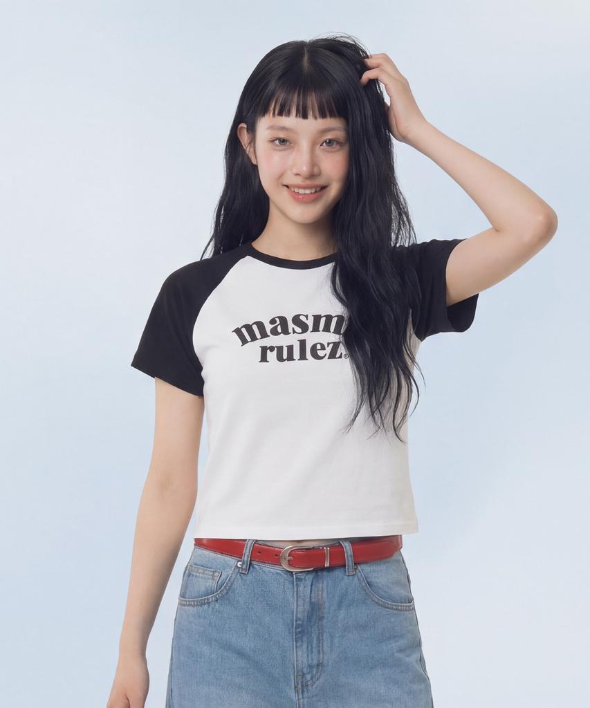 Maseumaluljeueopaeleol Arch Logo Raglan T-Shirt_3 Colors