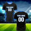 Custom Men's Youth T-Shirt Jersey- Personalized Name and Number, Crew Neck T-Shirt, Suitable for Team Sports