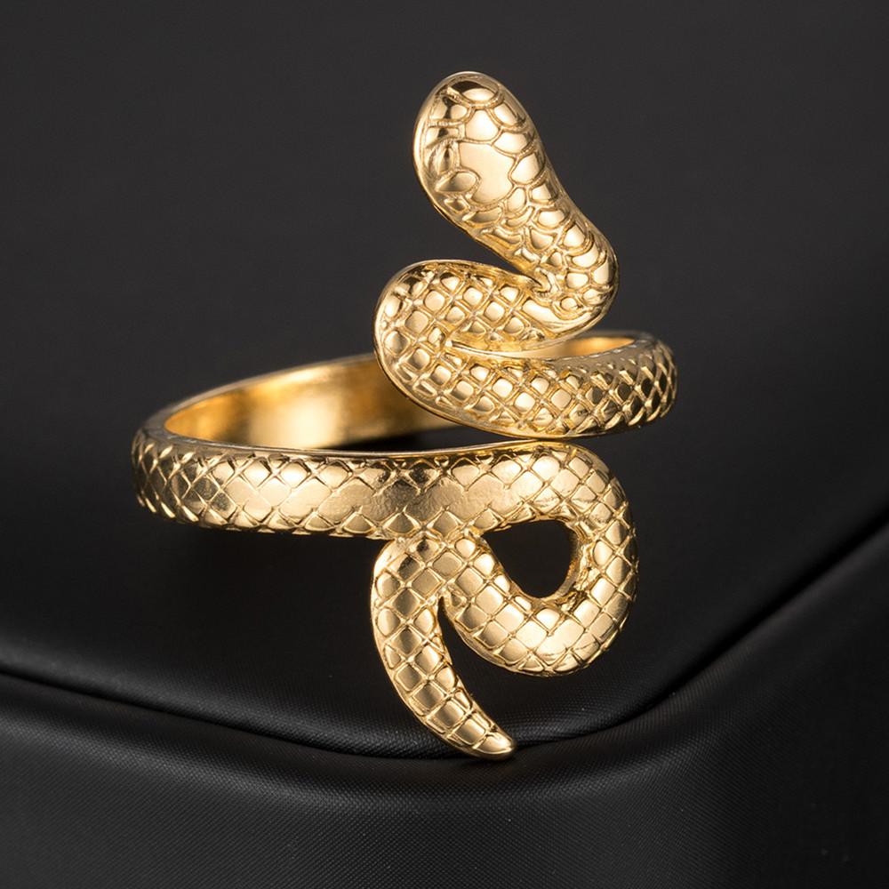Fashion Men's Ring Russian Flying Eagle Rings for Male Punk Gold Color Hip Hop Rock Gift for Boyfriend Adjustable Big Ring