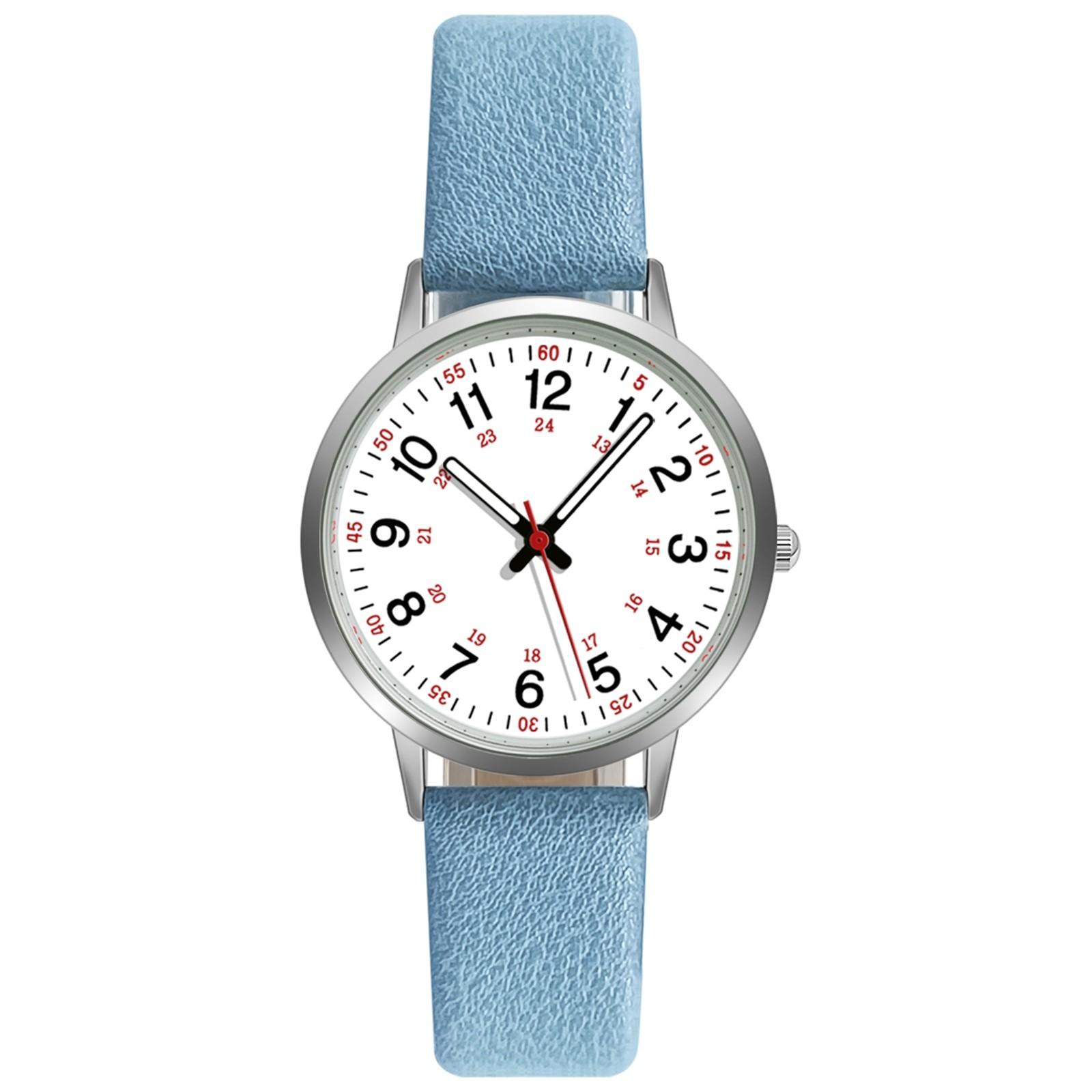 

Женские часы с кварцевым циферблатом, цифровые часы со светящимся указателем, часы для женщин и девочек One Size