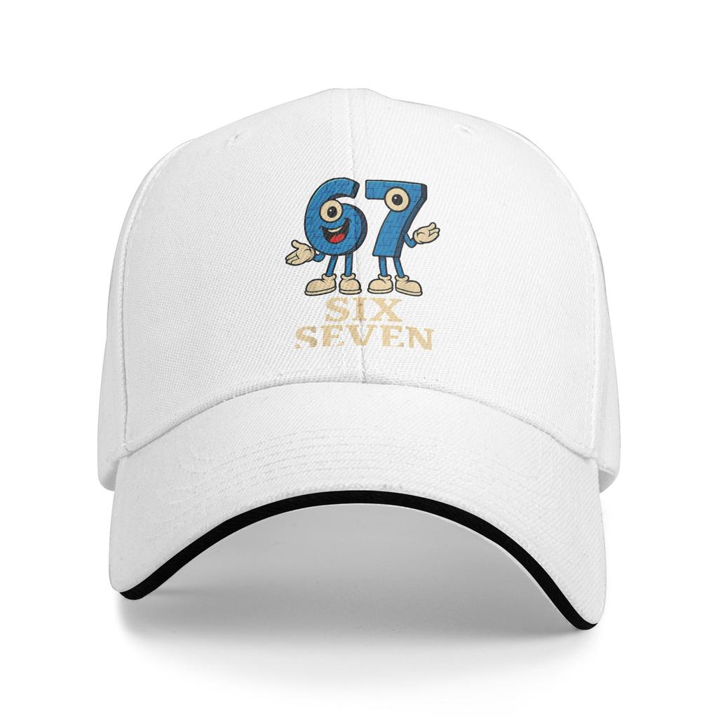 Summer 67 Six Seven 6 7 Funny Italian Brainrot Gaming Meme Baseball Cap Outdoor Sport Streetwear Sun Trucker Hat Baseball Caps