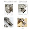 Soft Closing Cabinet Hinges with 165 Degree Opening & 0 Clearance Wide Angles Door Hinges for Corner Applications