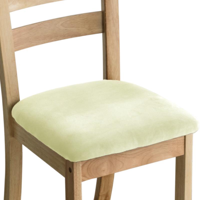 Wysoko Rozciągliwe Miękkie Aksamitne Pokrowce na Poduszki Krzeseł Jadalnianych z Tapicerką, Zdejmowane Nakładki na Siedziska Krzeseł z Możliwością Prania Mebli Pr