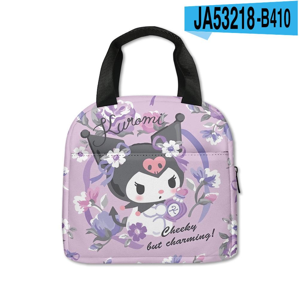 

Digitally Printed Kuromi Lunch Bag Elementary School Student Portable Ice Bag Children S Meal Bag lunch bag