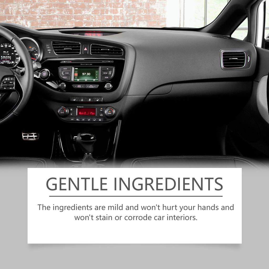 Homonth Car Interior Cleaner Car Interior Refinisher Cleaner 100ml Stain Remover Leather Conditioner Interior Cleaner Protectant