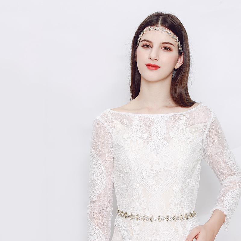 Strassgürtel, Bankettkleid mit Taillenzubehör für Damen, Sonnenblumen-Brautgürtel