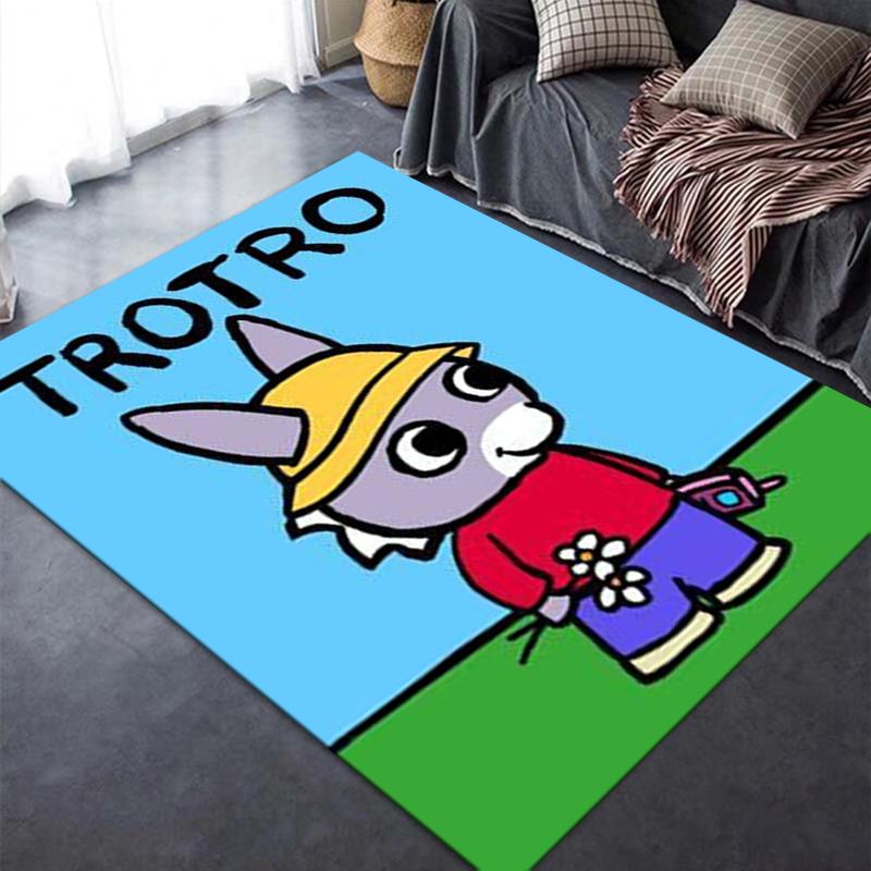 2025 Neuer Trotro Teppich für Wohnzimmer Schlafzimmer Zuhause Sofadekoration, Kinder spielen Rutschfeste Fußmatte229