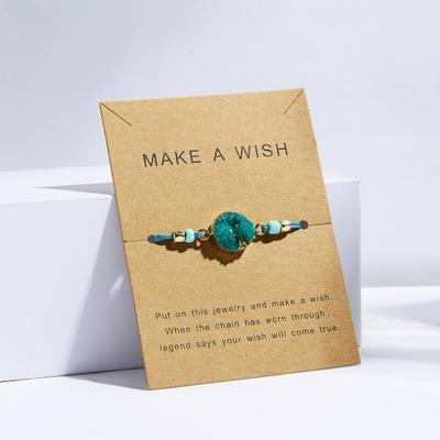 Unisex Bracelet Imitation Natural Stone Adjustable Men Women Korean Style Wear-resistant Bracelet Jewelry Gifts