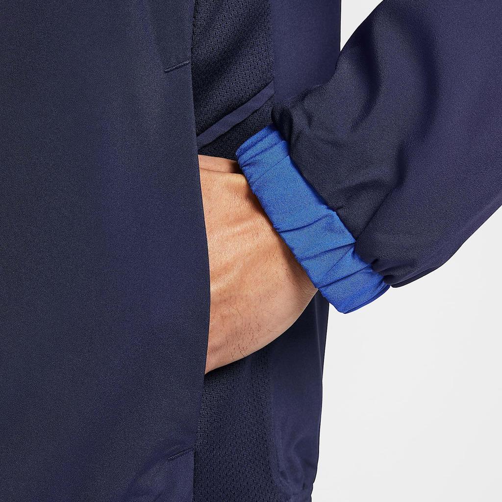 Nike Dri-Fit Academy Logo Quick-Dry Woven Long Sleeve Jacket Men Jackets Deep-Navy IB8903-410