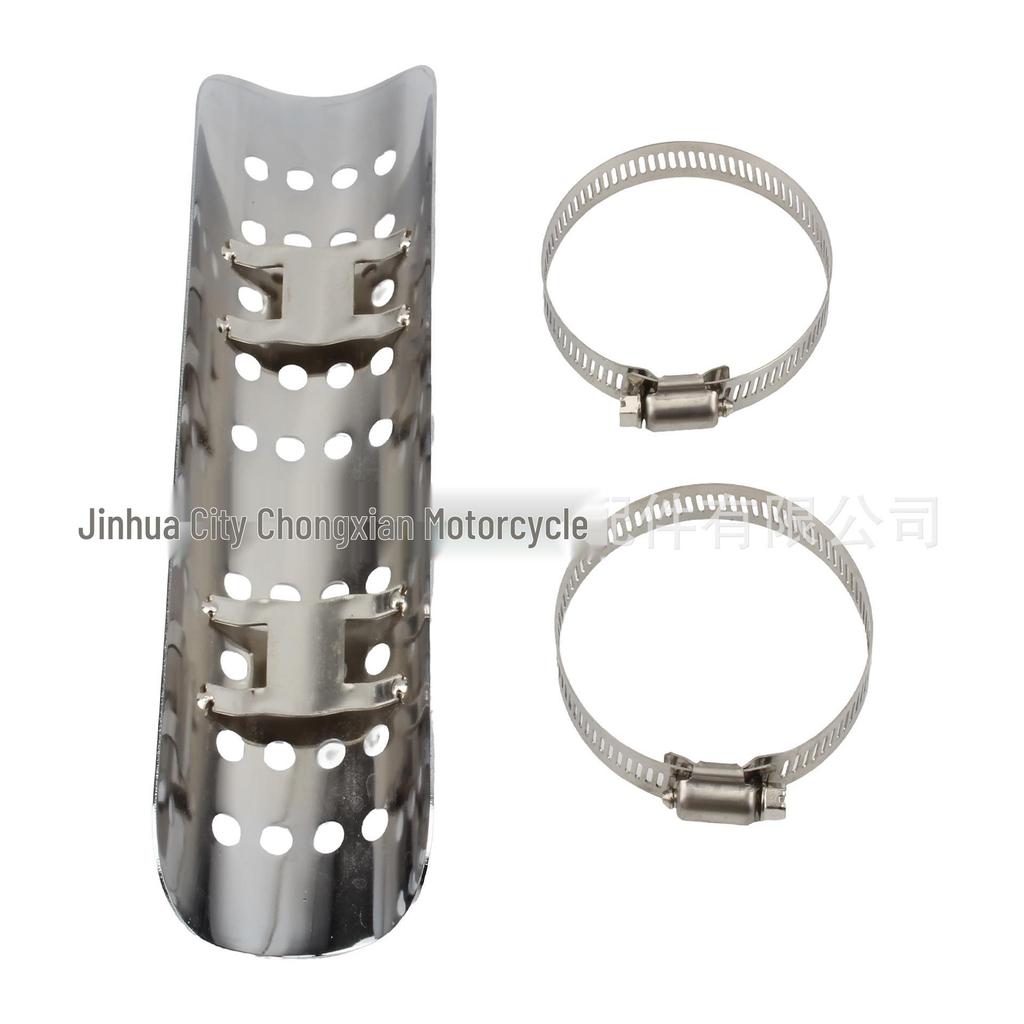 Retro Harley Iron Horse 400 Anti-Scald Exhaust Pipe Cover