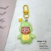 Starman Large Cute Cartoon Keychain Pendant - Creative Backpack Charm Cream Glue Accessory