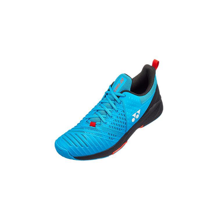 Yonex Power Cushion Sonikage 3 Comfortable Shock Absorption Non-Slip Low-Top Tennis Shoes Unisex sneakers Blue Black SHTS3WACEX-054