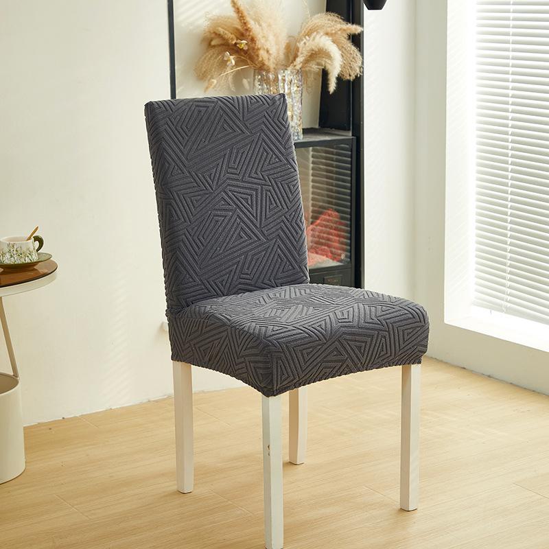 Thickened Skirt-Free Chair Cover All-Inclusive Elastic Backrest Seat Integrated Dining Chair Protective Cover Household