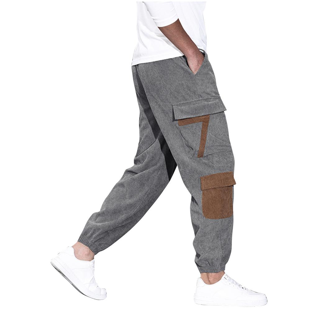 Casual Sports Pants Men's Loose Long Panel Fitness Running Training Pants