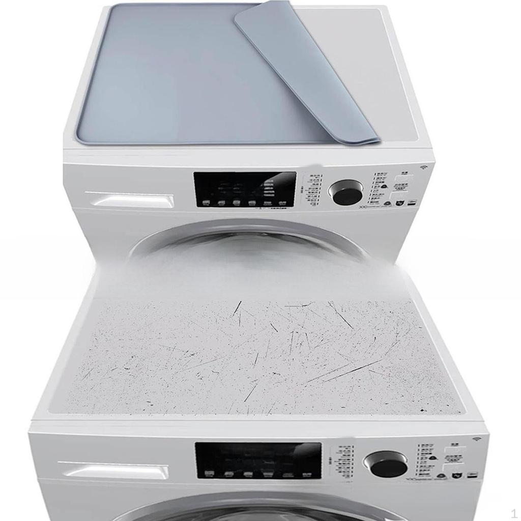 Washer and Dryer Cover Protection Pad Boot Tray Dustproof Cat Litter Mat Washing Machine Storage