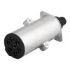 KIMISS European Type 7 Pin Trailer Plug, N Type 7 Pin Round 7 Pole