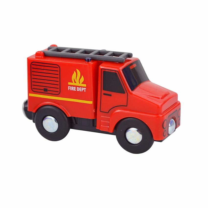 1PC Wooden Magnetic Train Car Locomotive Toy Wood Railway Car Truck Accessories Fit Biro Wooden Tracks Toys for Children Gifts