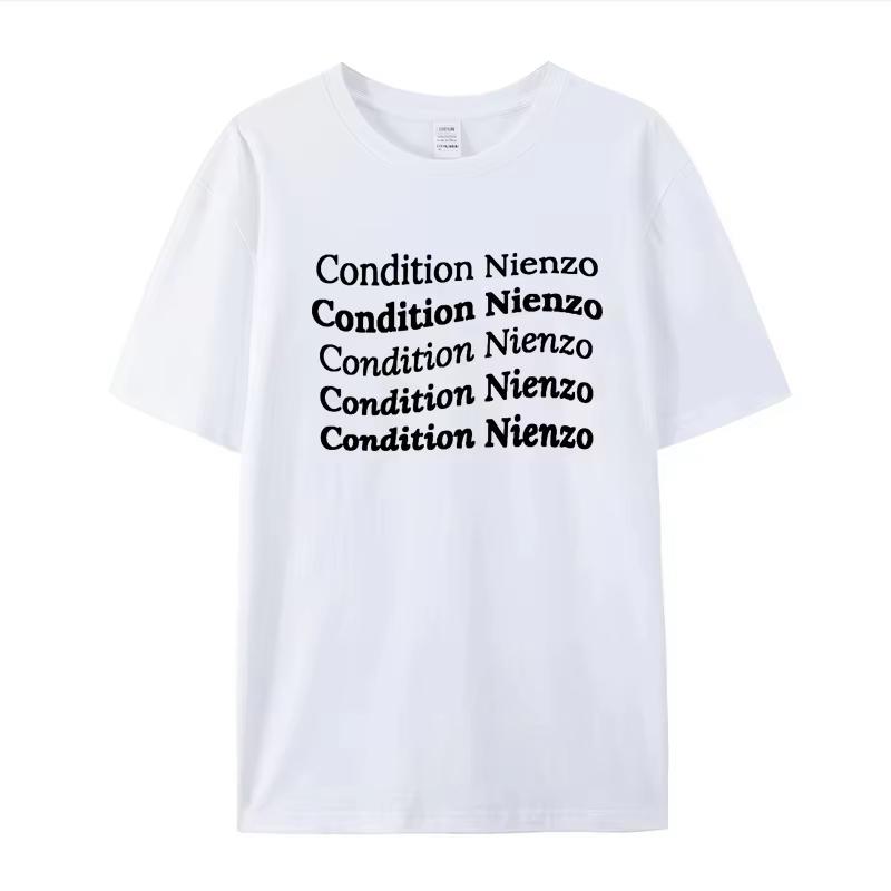 

2025 Condition Nienzo T-shirt Men s Summer Comfort Breathable Top Motorcycle Short Sleeve Men s and Women s Trend Clothing S
