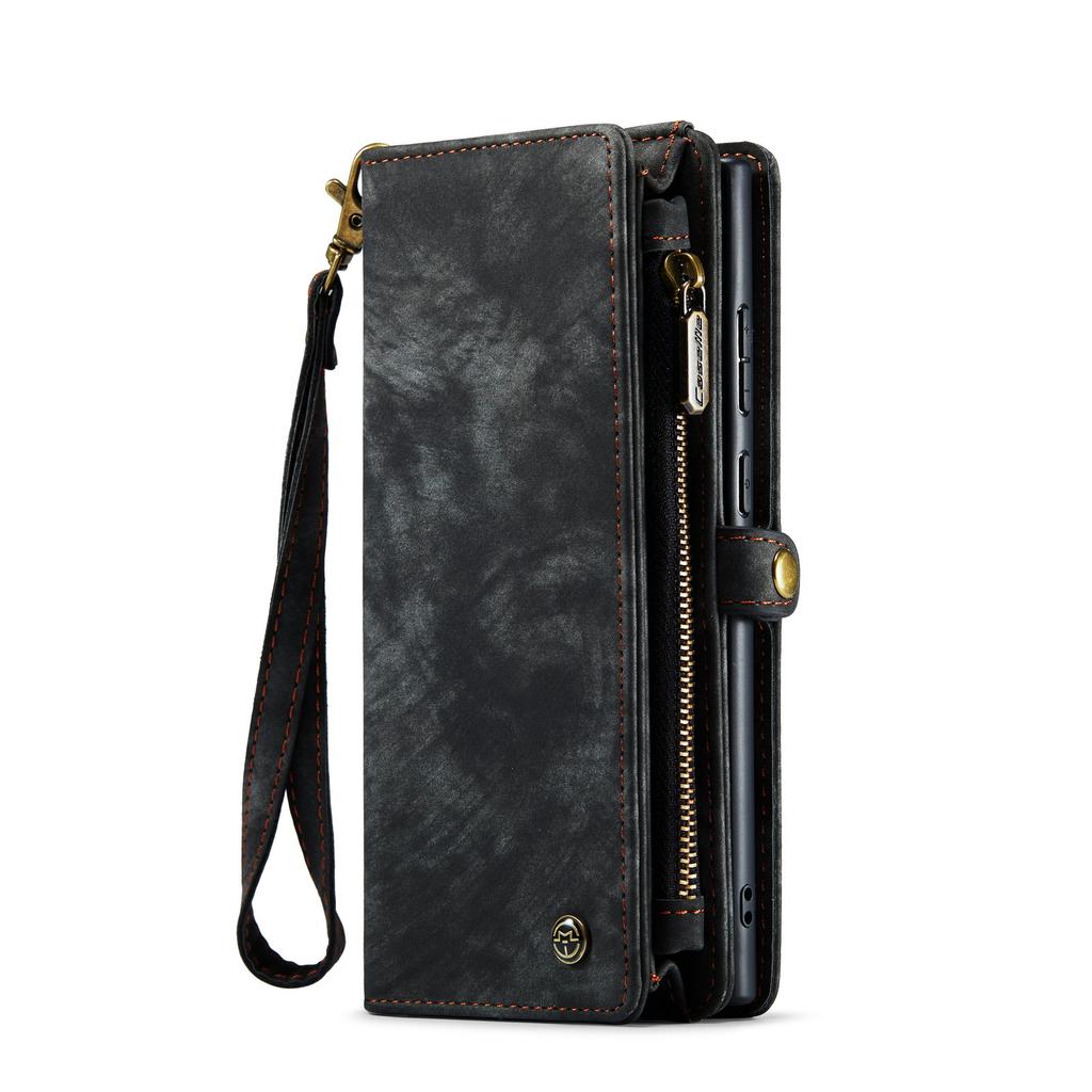 Suitable for Samsung S23 card slot phone case, S25Plus phone leather cover, flip cover A17 multifunctional wallet