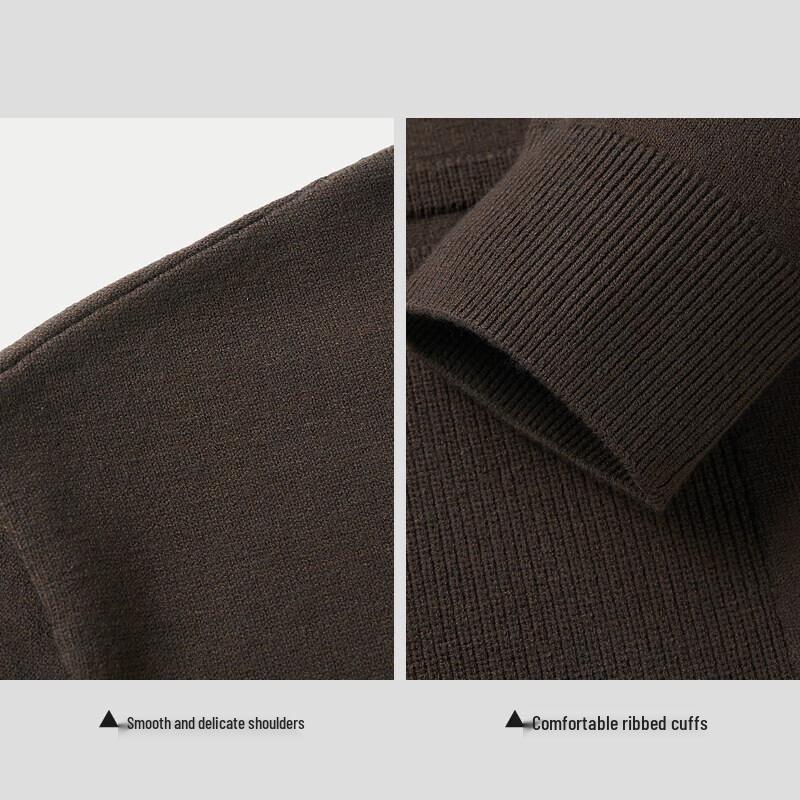 HLA Men's Classic Light Business Knitted Cardigan