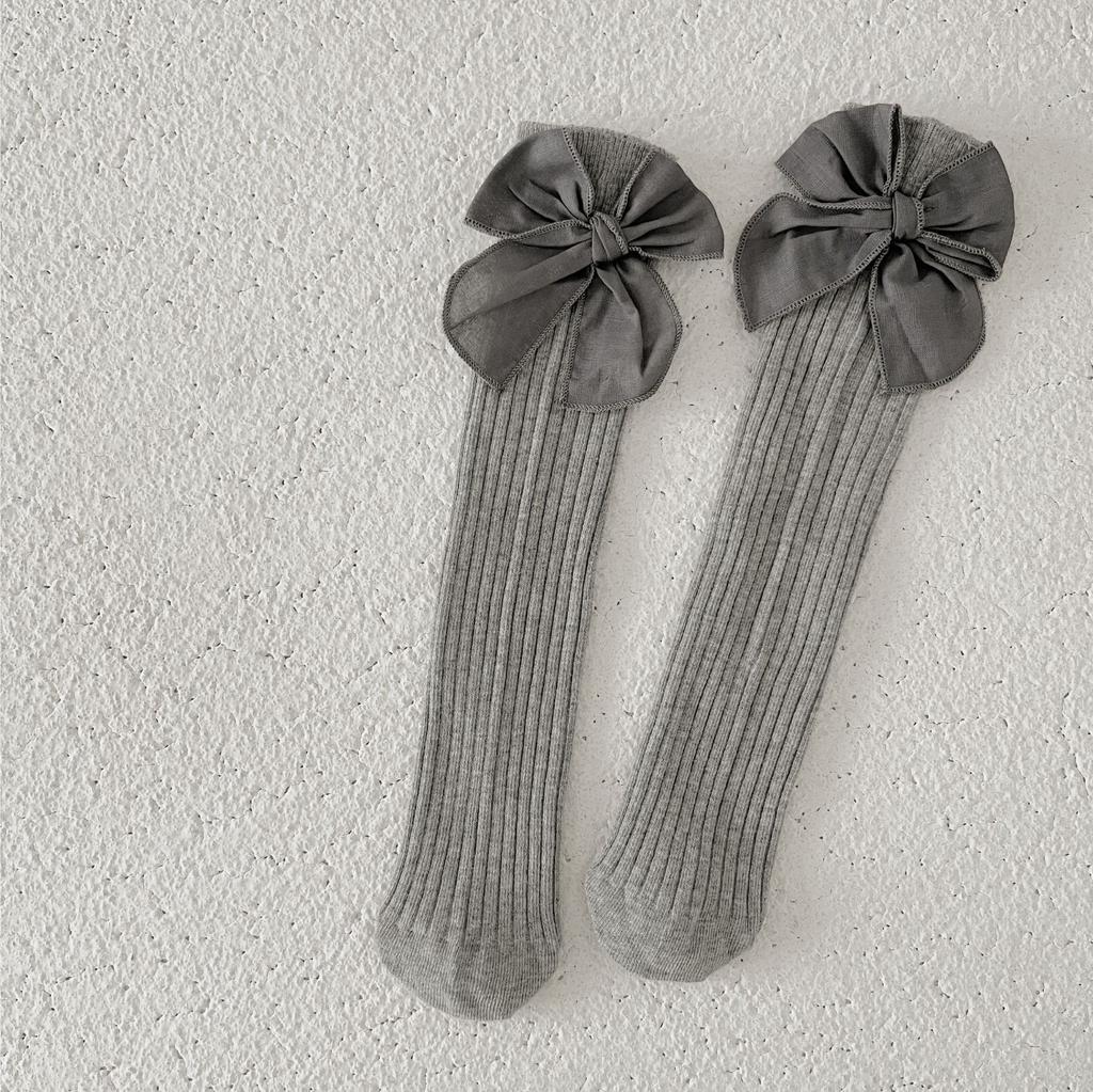 1 pár Sladké princeznovské mašle Ponožky do půli lýtka pro děti Dívky Vynikající Roztomilé Korejské módní ponožky Jarní Podzimní Měkké Česané bavlněné ponožky