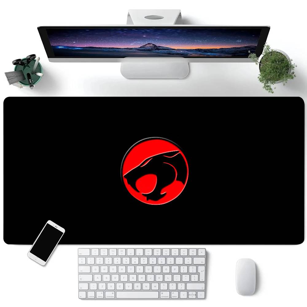 Cartoon ThunderCats Mousepad Large Keyboard Desk Mat Gaming Mouse Pad LockEdge Non-slip Mat