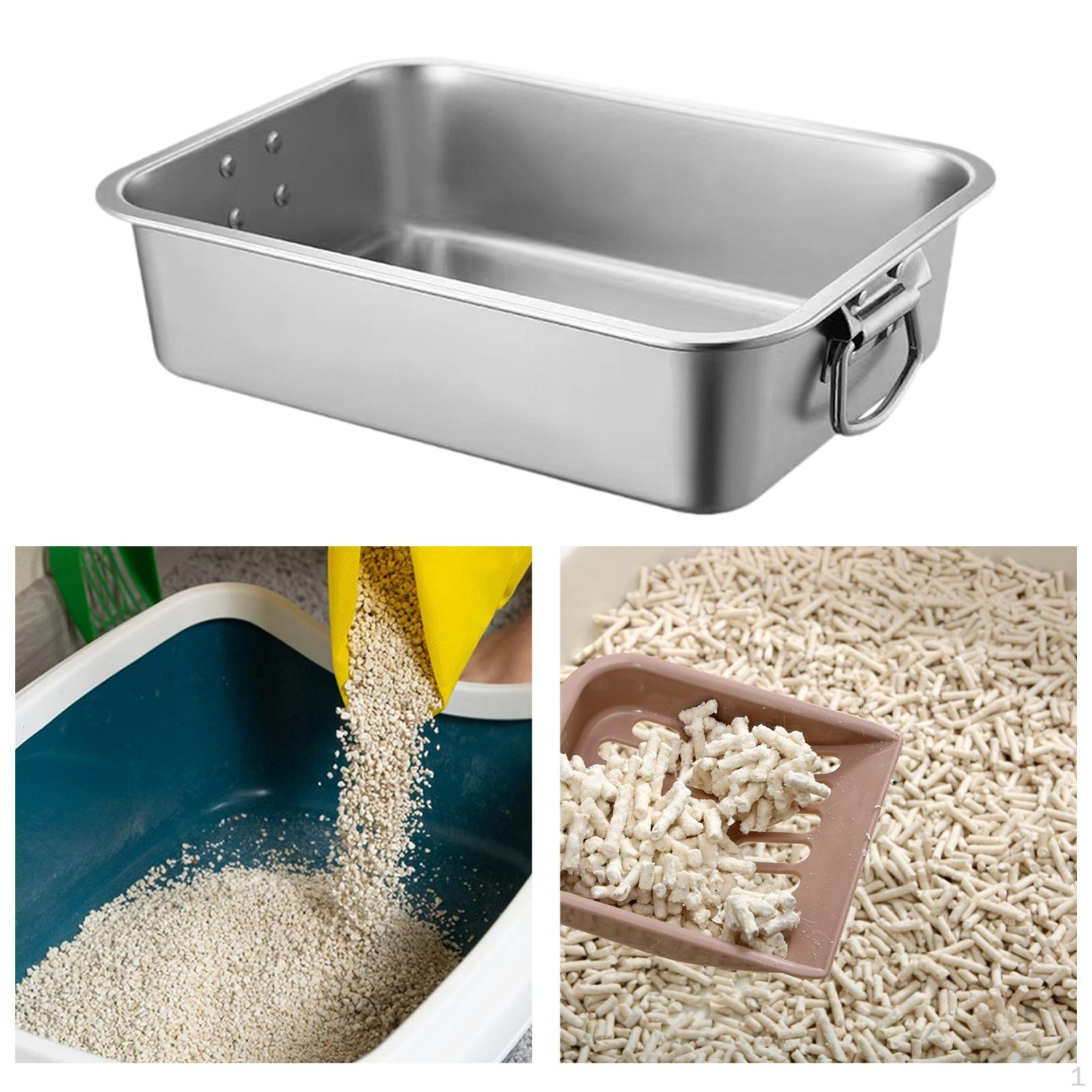 

Stainless with Convenient Handle 50cmx35cmx15cm