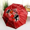 1 PC Automatic Folding Umbrella - Sunderland A.F Custom Name Pattern, Portable & Foldable Design with 8 Ribs, Christmas Birthday Gifts