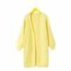 2025 Women's Solid Color Pocket Cardigan: Korean Style Knit Outerwear for Autumn/Winter