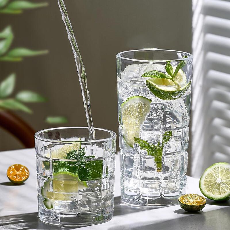 Embossed Classic Whiskey Glass