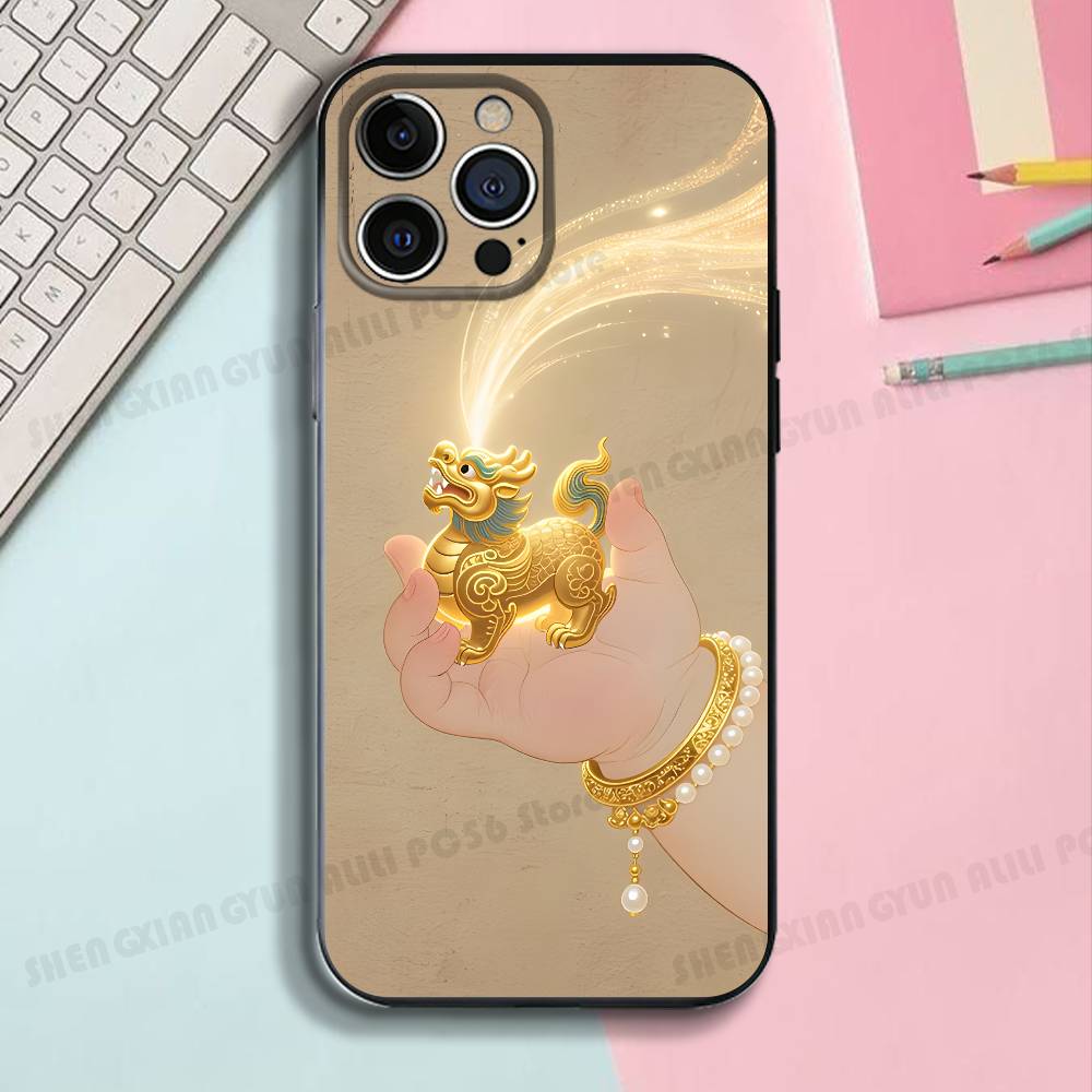 

Become Rich Silicone Phone Case For IPhone 17 16 15 14 13 12 11 X XS Plus Pro Max Shockproof Soft Cover iPhone17