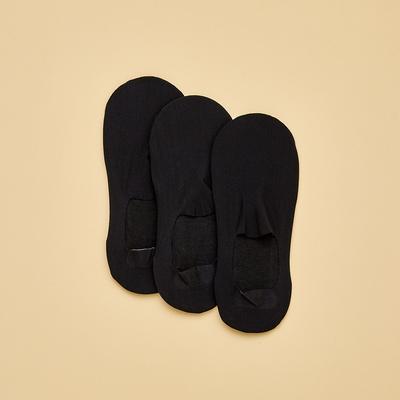 3-Pair Set of Stockings and Slippers (Black)_DY0523052
